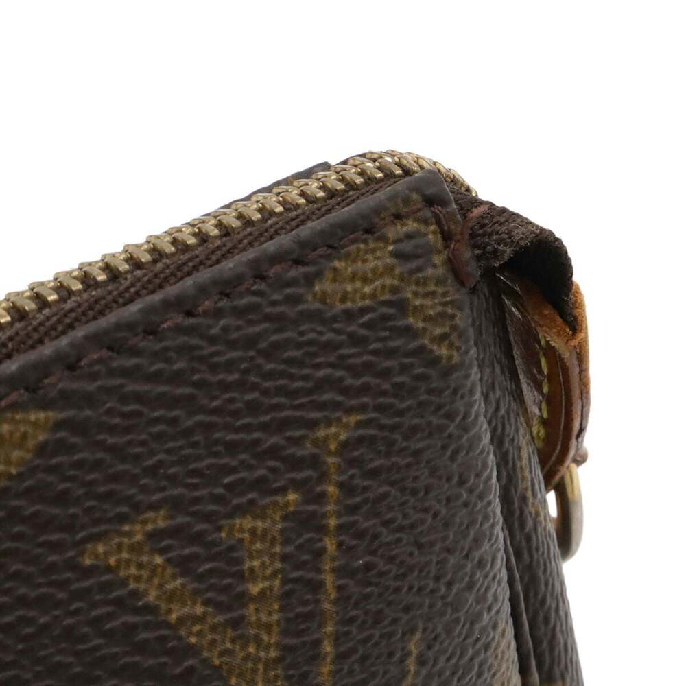 LOUIS VUITTON Authentic Brown Monogram Pochette Pouch - Picture 5 of 9